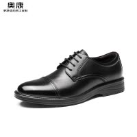奥康男鞋商务正装皮鞋牛皮透气舒适通勤低帮系带单鞋新郎婚鞋