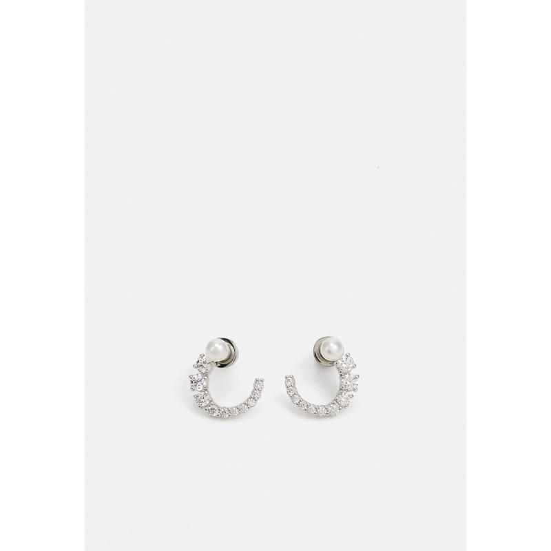 Swarovski女士耳饰 优雅气质耳饰白色水晶珍珠耳钉时尚耳环配饰珠宝送女友