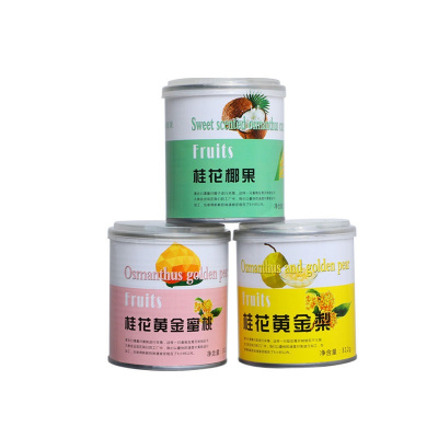 新鲜黄桃椰果梨罐头水果混合网红小吃零食批发整箱桂花味黄金梨312g*6