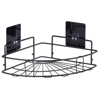 卫生间不锈钢304置物架三角架浴室壁挂方形免打孔厕所转角收纳架