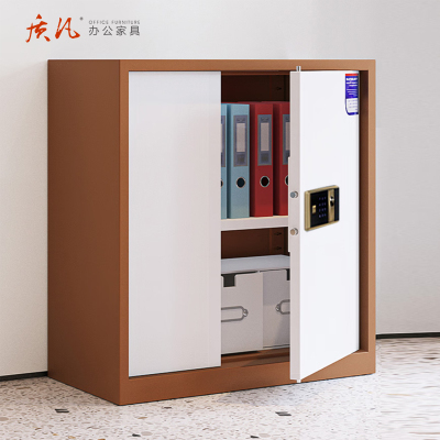 质凡保密柜电子指纹锁单节无抽 ZF-BMG082/960*920*420mm厚度0.8mm