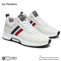 La Chessiers男士内增高鞋2025春秋季新款隐形增高潮流休闲运动休闲鞋