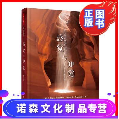 诺森正版-万千心理-感觉与知觉：第十版心理学人工智能医学研究认知心理学视觉听觉味觉嗅觉肤觉认知神经科学神经生理学轻工