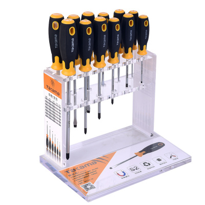 takama(高松)401820 一字螺丝批8*200mm双色木塑复合柄螺丝刀起子改锥S2