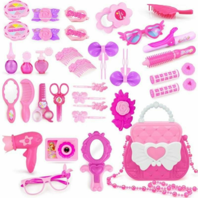 女孩玩具包包公主儿童头饰品箱智扣过家家梳妆打扮化妆女儿童生日玩具套装