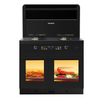 [新品]美大MEIDA蒸烤分腔集成灶X80-MAX (MD2XZZK)家用蒸箱烤箱一体 猛火节能 自清洁 大容量 天然气