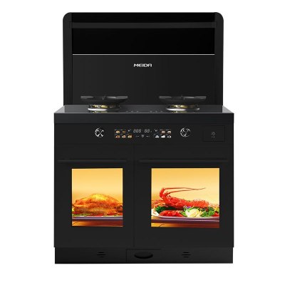 [新品]美大MEIDA蒸烤分腔集成灶X80-MAX (MD2XZZK)家用蒸箱烤箱一体 猛火节能 自清洁 大容量 天然气