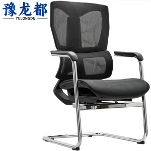 豫龙都 人体工学椅 黑色 把