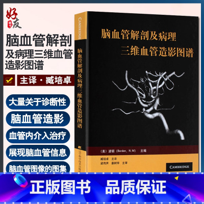 [正版] 脑血管解剖及病理三维血管造影图谱 人体脑血管解剖学图谱 神经外科医生技术参考书 颈部颅内动脉静脉医学书 脑血