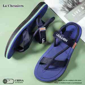 La Chessiers凉鞋男夏季外穿个性时尚休闲软底防滑男士越南沙滩凉拖鞋两穿
