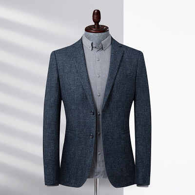 西装男秋冬新款韩版弹力男式休闲小西装男士修身西服外套