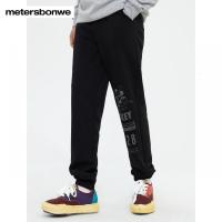 [1件5折价:129.5]美特斯邦威男IP米奇印花针织长裤