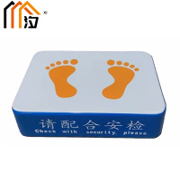 汐安检站台 蓝白个