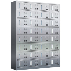 攸形不锈钢餐盘柜32门1350*400*1800mm台