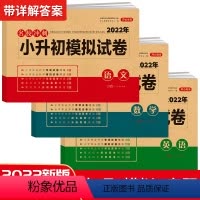 [正版]教育 冲刺小升初模拟试卷语文+数学+英语全套 五年级六年级上下册复习测试卷子期末冲刺卷全真模拟真题演练小学升学