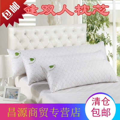 情侣婚庆双人枕芯绗缝1.2m1.5米1.8夫妻双人长枕头无枕套加长