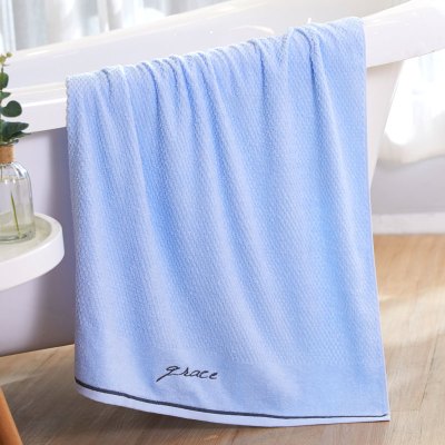 洁丽雅(grace) 绣花浴巾 320g 135*70cm(颜色随机)
