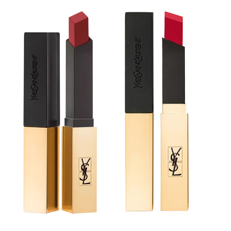 [国内专柜版 正品保证]圣罗兰(YSL)哑光细管口红小金条