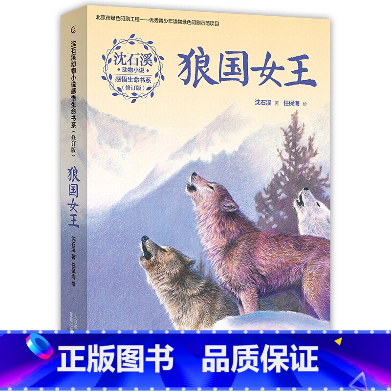狼国女王 [正版]沈石溪狼国女王动物小说全集感悟生命书系修订版红豺五彩龙鸟雪域豹影 7-12-15岁儿童文学中小学生课外