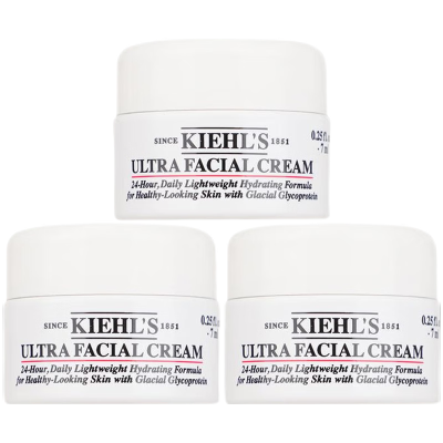 科颜氏(Kiehl's)高保湿面霜小样7ml*3瓶 温和清洁高保湿控油