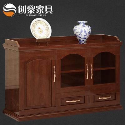 汐岩办公家具 油漆实木贴皮茶水柜 矮柜 茶柜储物柜 落地低柜 125