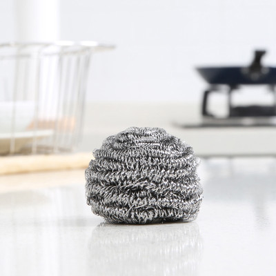 美丽雅(MARYYA)钢丝球刷子家用厨房易清洁钢丝刷强力去垢不掉屑 共10个