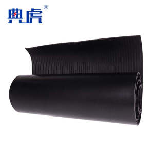 典虎 绝缘胶皮 黑色条纹8mm*1m*10m 卷