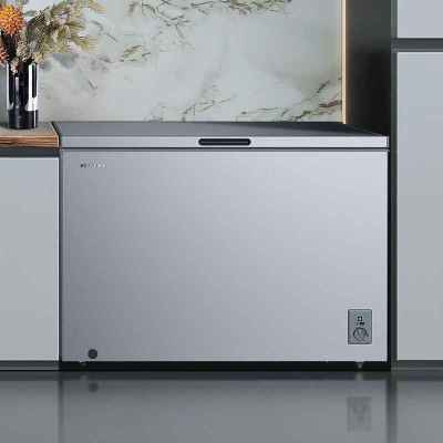 美菱BC/BD-300DTCQ家用商用两用大容量冷藏冷冻冰箱冷柜薄壁减霜抑菌一级能效PCM内胆冷柜 星砂银