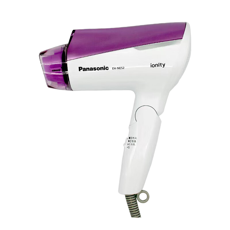 松下电吹风家用1600W大功率吹风机 冷热风负离子护发吹风筒 EH-NE52