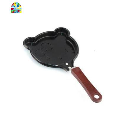 早餐爱心煎蛋锅 厨房迷你家用心形不粘锅儿童创意模具12cm平底锅 FENGHOU 9-54KT猫