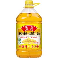 鲁花 花生油 5S压榨一级花生油 5L