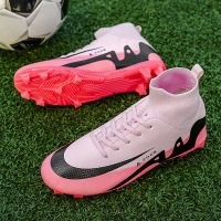 情侣秋季新款假系带贴跟涂鸦拼接运动轻便舒适透气户外套脚足球鞋