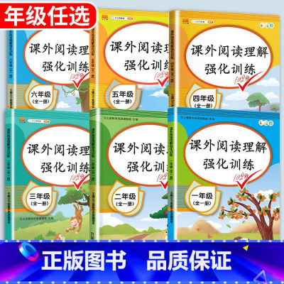 [真题]阅读理解强化训练(全一册) 小学二年级 [正版]斗半匠阅读理解专项训练书小学一年级二年级三年级四五六年级上册