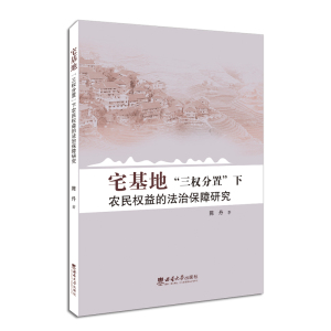 正版新书]宅基地“三权分置”下农民权益的法治保障研究陈丹9787