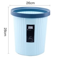 美帮汇无盖垃圾桶家用带压圈办公室客厅厨房卧室卫生间简约垃圾筒篓筐