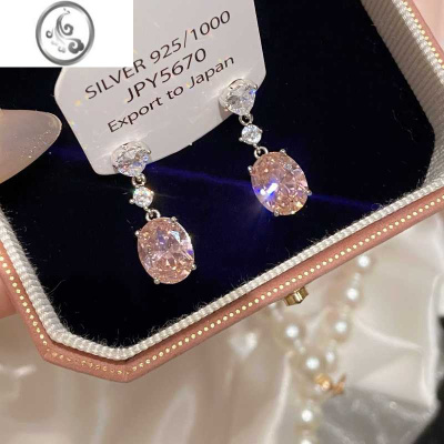 JiMi「爱心桃桃」粉丝爱心小众耳环蚊香盘耳夹无耳洞女法式流苏耳饰夏