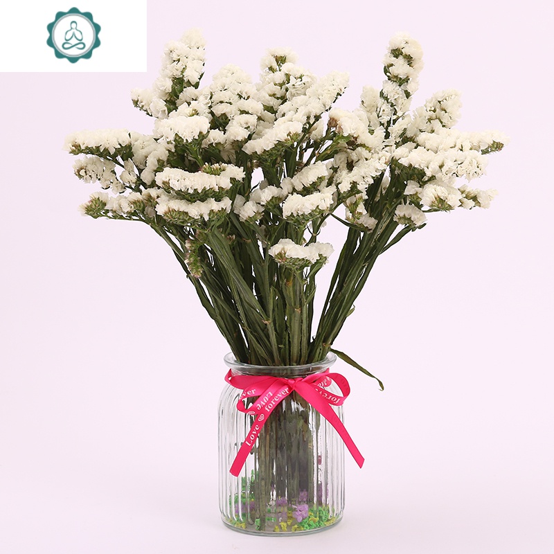 云南勿忘我干花花束 家居客厅桌面摆设长款大束多色混搭真花 封后