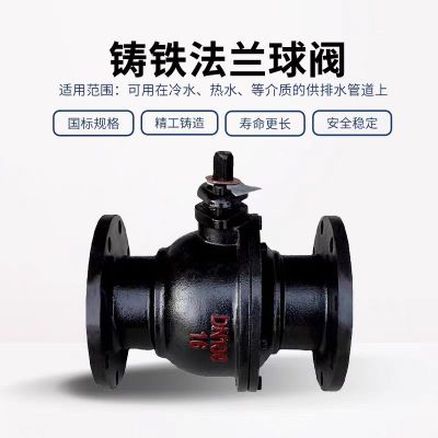 盛京联硕 铸铁法兰高温球阀 QJ41M-16 DN65 台