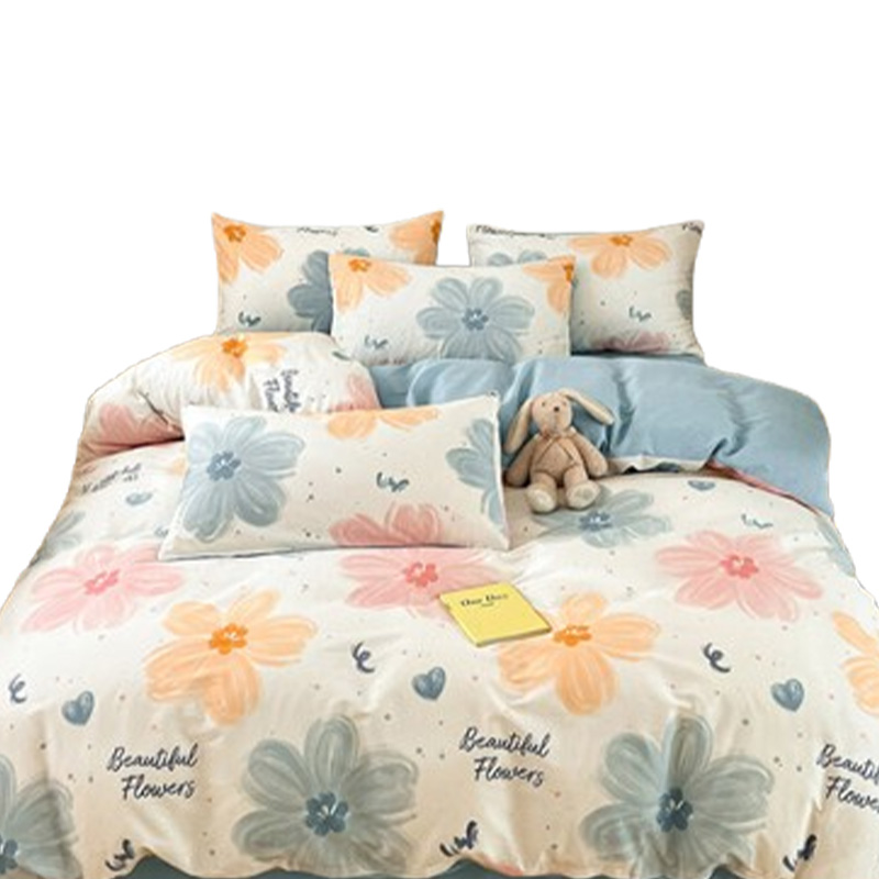 洁丽雅四件套新疆棉亲肤触感柔软透气盛夏CP1582