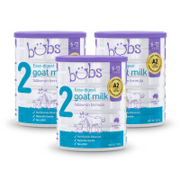 澳洲发/3罐装-贝儿(Bubs)婴幼儿配方羊奶粉2段800g/罐装 澳洲进口婴幼儿二段奶粉 适合6-12个月