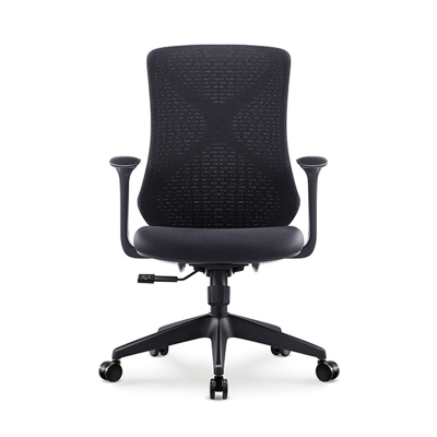 苏宁 质凡 人体工学办公椅高弹定型海绵坐感舒适/B2511黑色