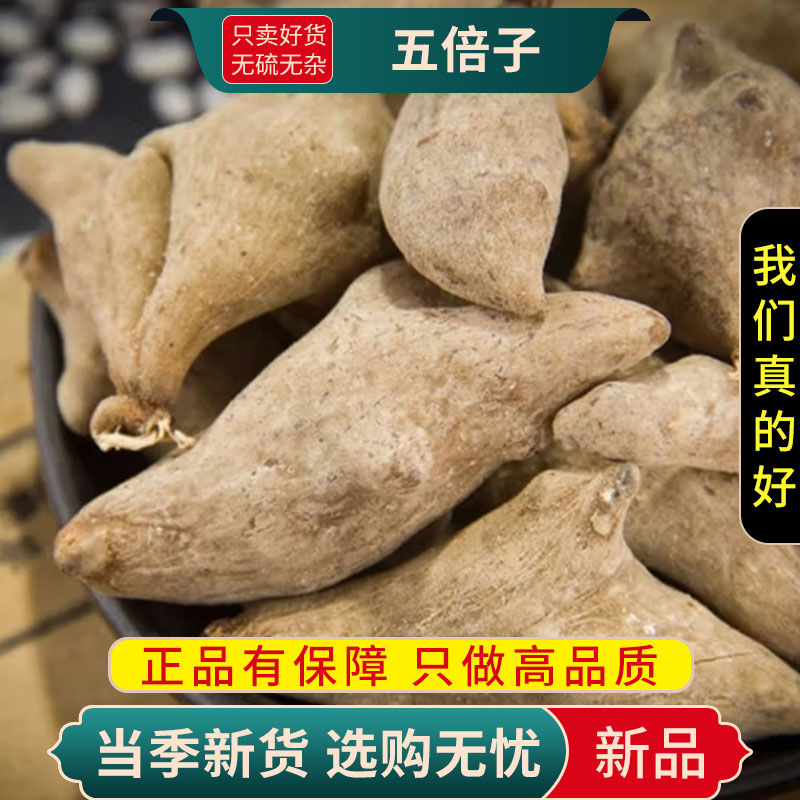 甄选五倍子100克干货煮水盐肤木红叶桃五倍子正品无硫9260