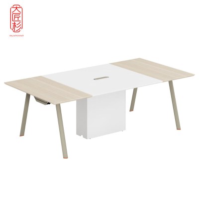 大匠杉 会议桌培训桌2.4m DHYZ058