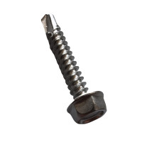 vzi 304不锈钢六角燕尾螺丝自攻钻尾钉 ST4.8*32/100个(不带垫圈) 包