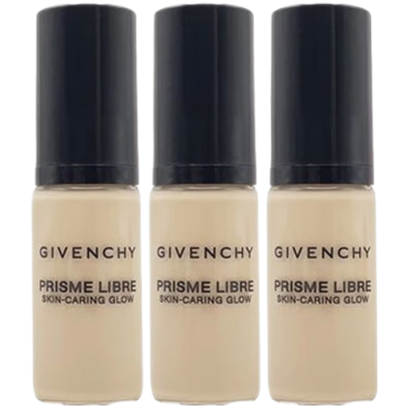 纪梵希(GIVENCHY)明星柔光柔雾粉底液1-N95#小样5ml *3瓶 超贴瓶细腻服帖持妆遮瑕