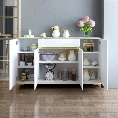 森美人轻奢超薄餐边柜茶水柜子客厅靠墙储用现代简约餐厅厨房窄碗柜