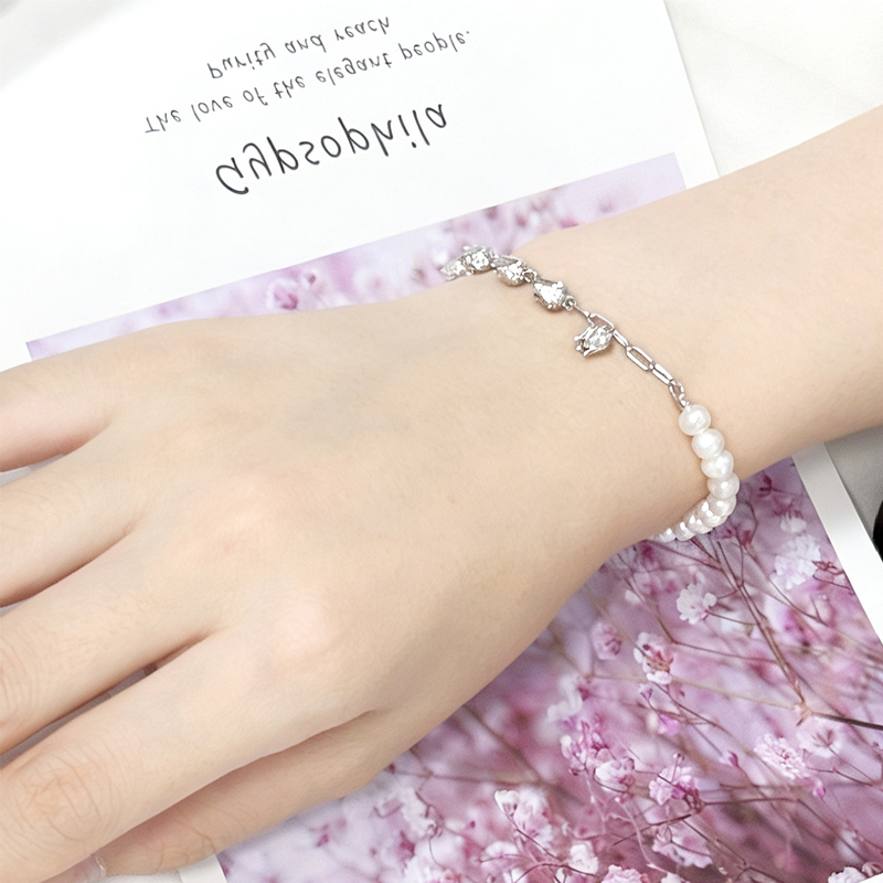 北京黄金女士日韩风格925银手链优雅时尚送恋人佳品