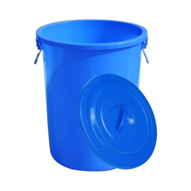 臻远 ZY5052315 圆形大号垃圾桶100L 50*50*62cm(单位:个)蓝色