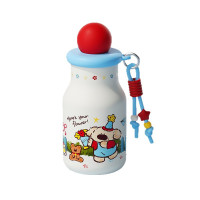 新款口袋保温杯316不锈钢可爱迷你杯卡通高颜值带提绳咖啡杯礼品