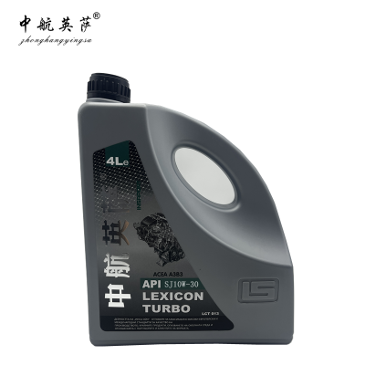 中航英萨 四冲程合成汽机油 SJ 10W-30 4L 桶